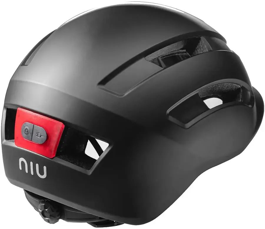 NIU Electric Scooter Helmet with LED Light – Black – 5K3G5L17J - Image 3