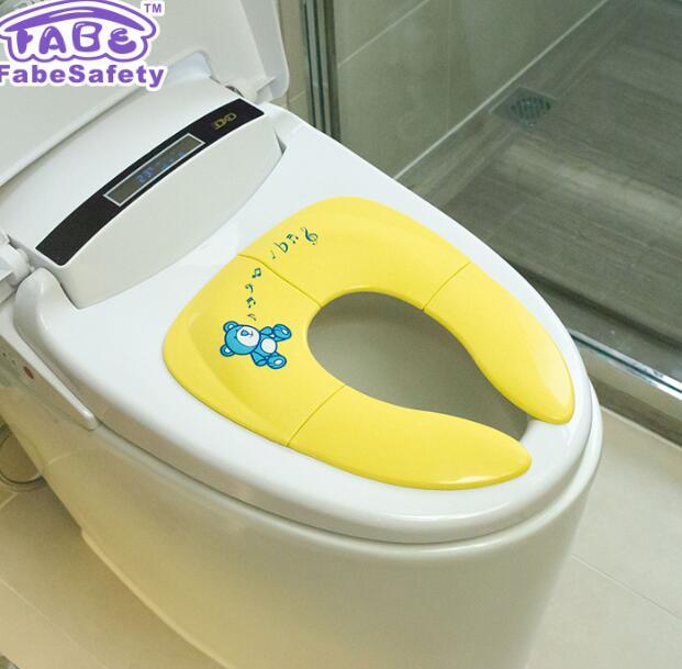 Folding Toilet Seat for Children - yelow
