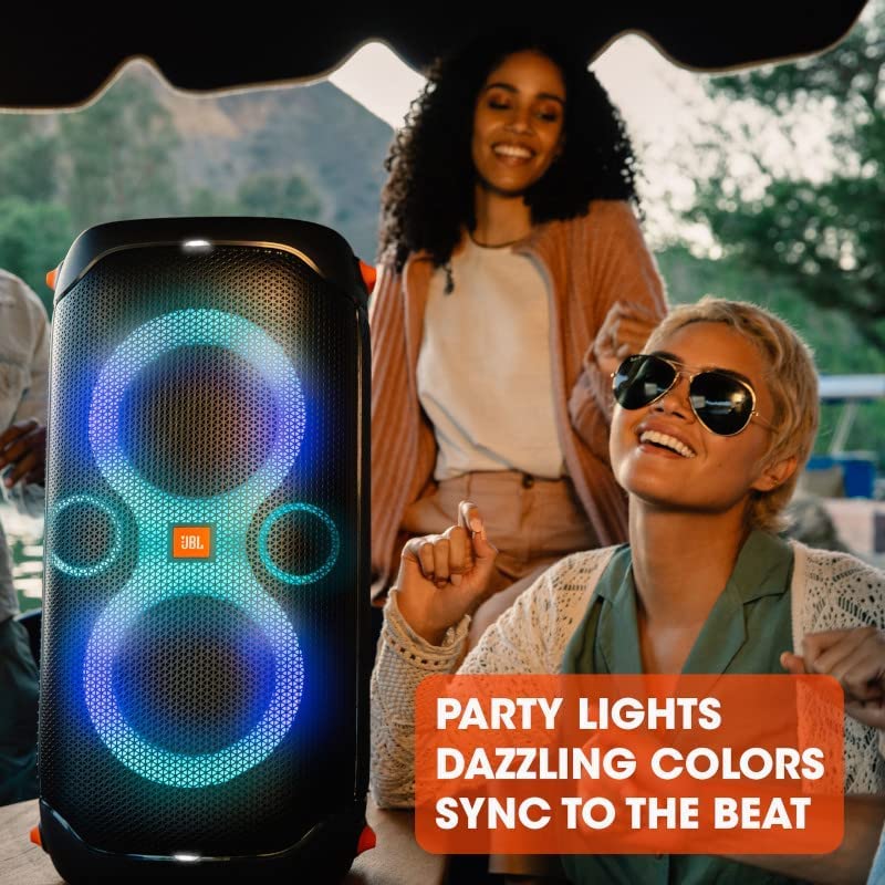 JBL PartyBox 110 – Portable Bluetooth Party Speaker with Built-in Lights – Black – JBLPARTYBOX110AM - Image 8