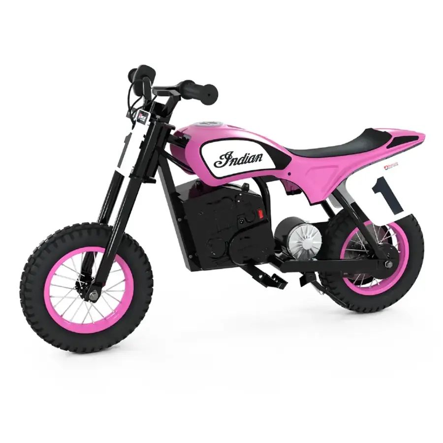 Razor - Indian eFTR Mini w/7 miles Max Operating Range & 14 mph Max Speed - Pink - 15128065 - Image 2
