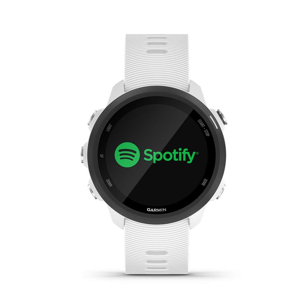 Garmin - Forerunner 245 Music GPS Smartwatch 30mm Fiber-Reinforced Polymer white - 010-02120-21 - Image 2