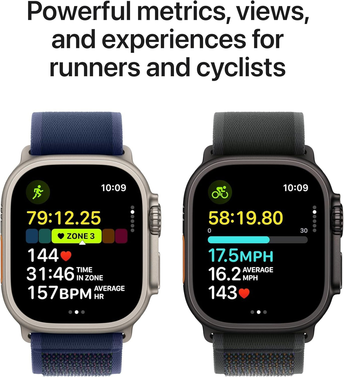 Apple Watch Ultra 2 (GPS+Cellular) 49mm Titanium Case with Black Ocean Band - Black - Image 2