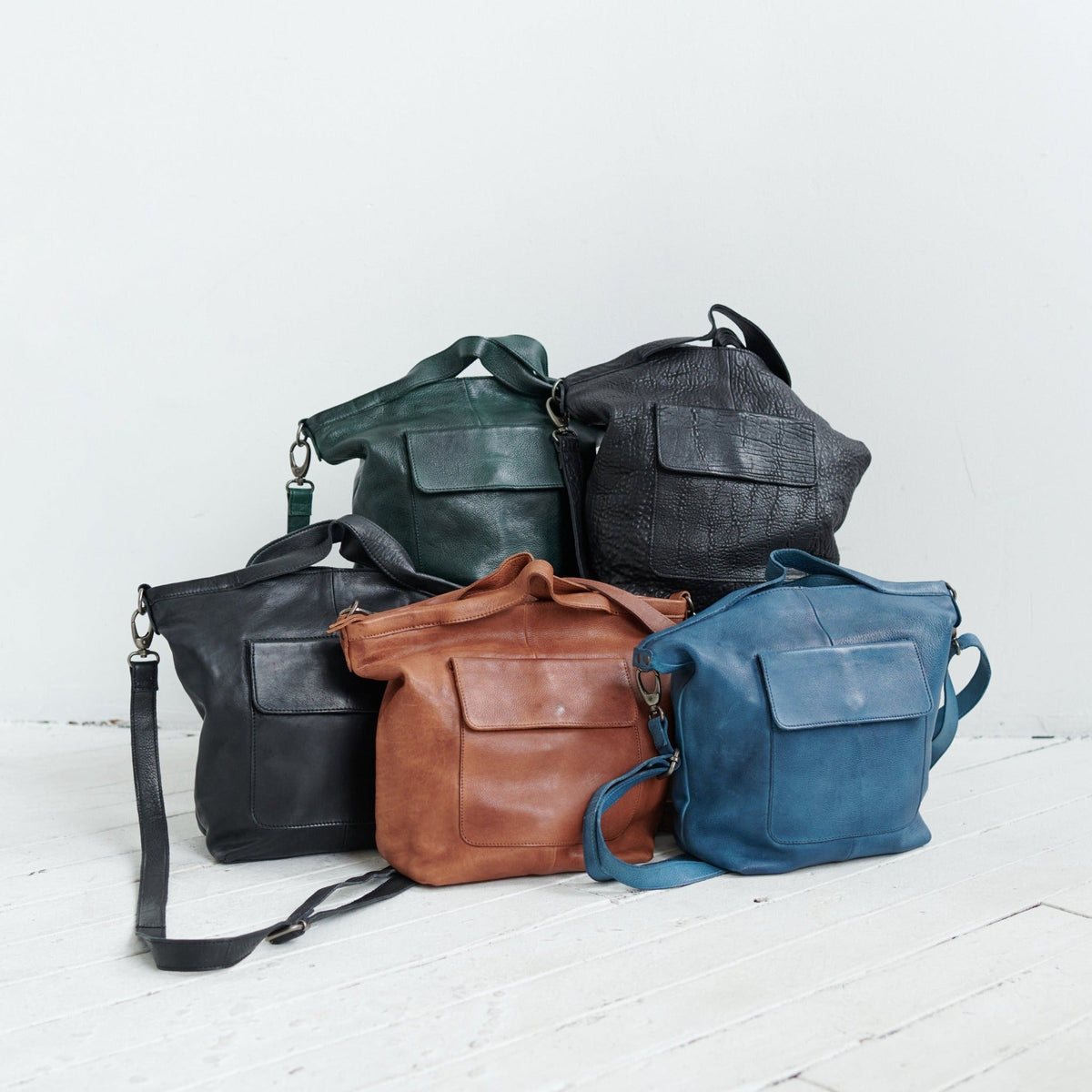 Bianca Leather Crossbody Bag - Image 41