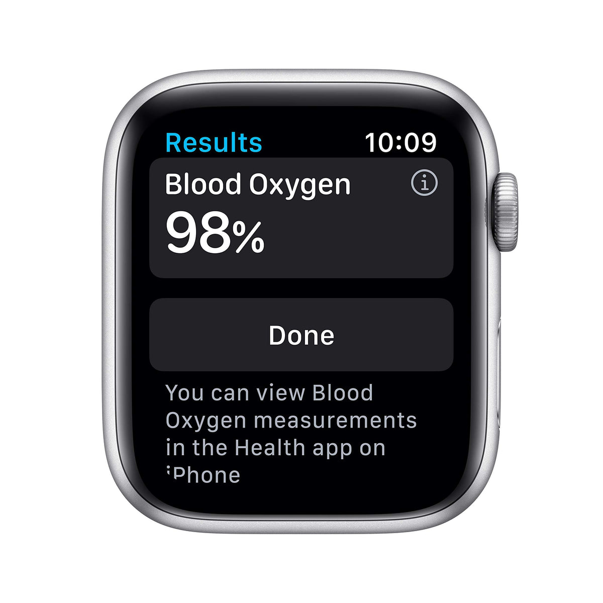 Apple Watch Series 6 44mm Silver Aluminum Case with White Sport Band GPS - M00D3LL/A - Image 3
