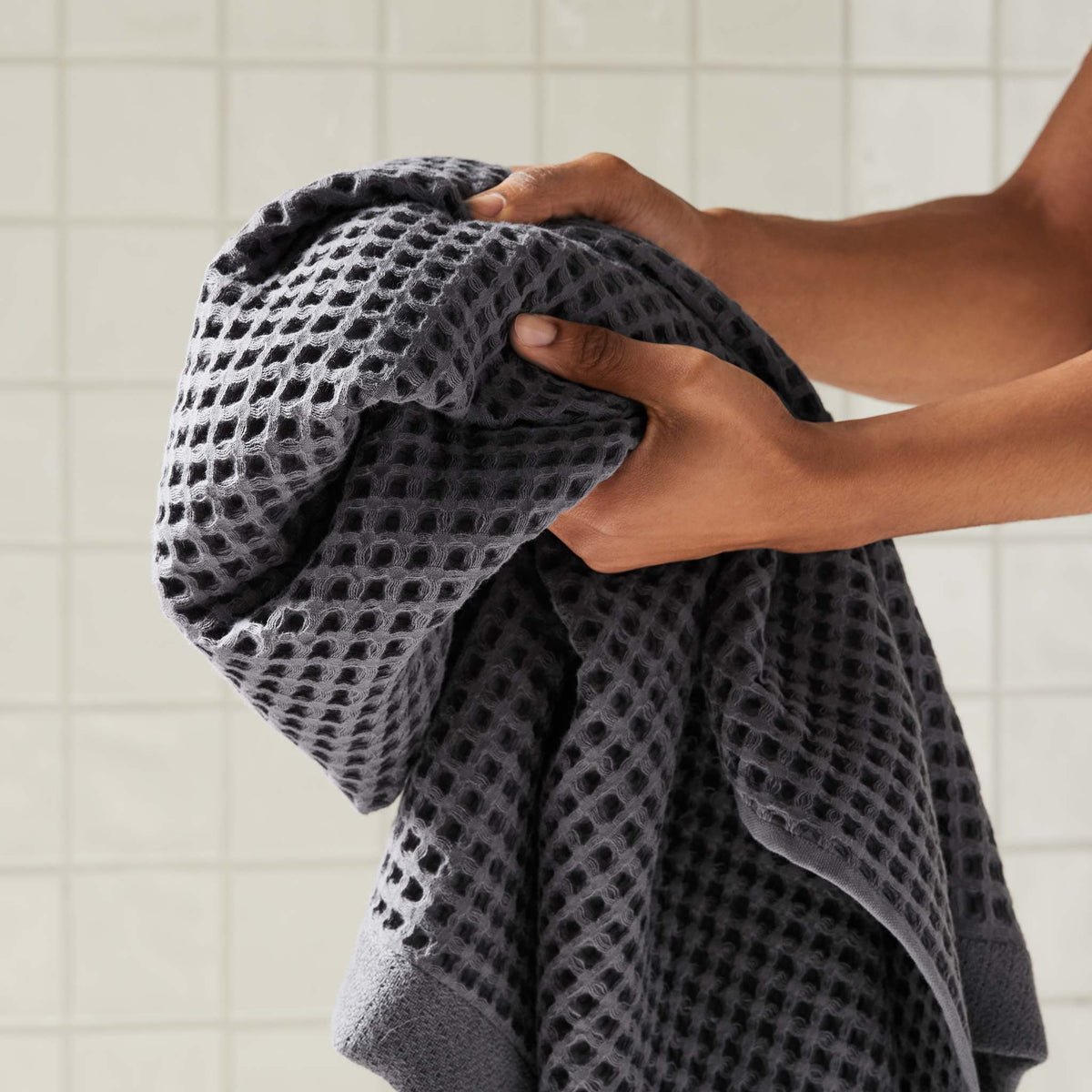 Dreamweave Waffle Bath Sheets Set of 2 - Last Call - Image 11