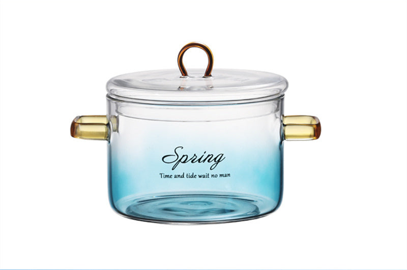 Transparent Bird’s Nest Stew Pot - 13cm