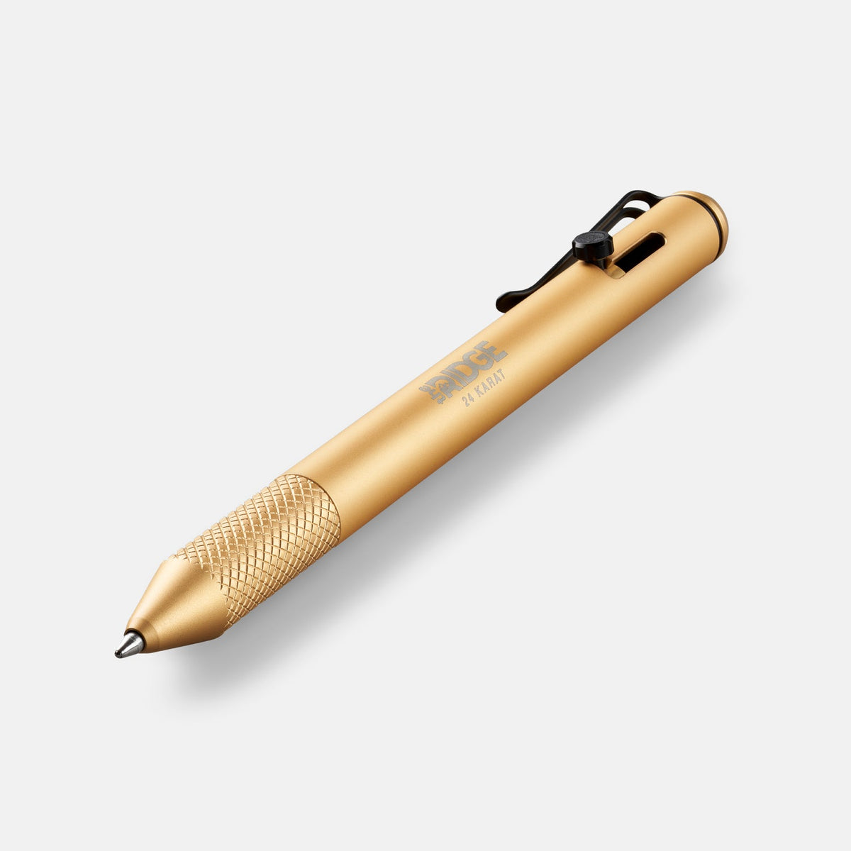 Ridge Bolt Action Pen - 24K Gold