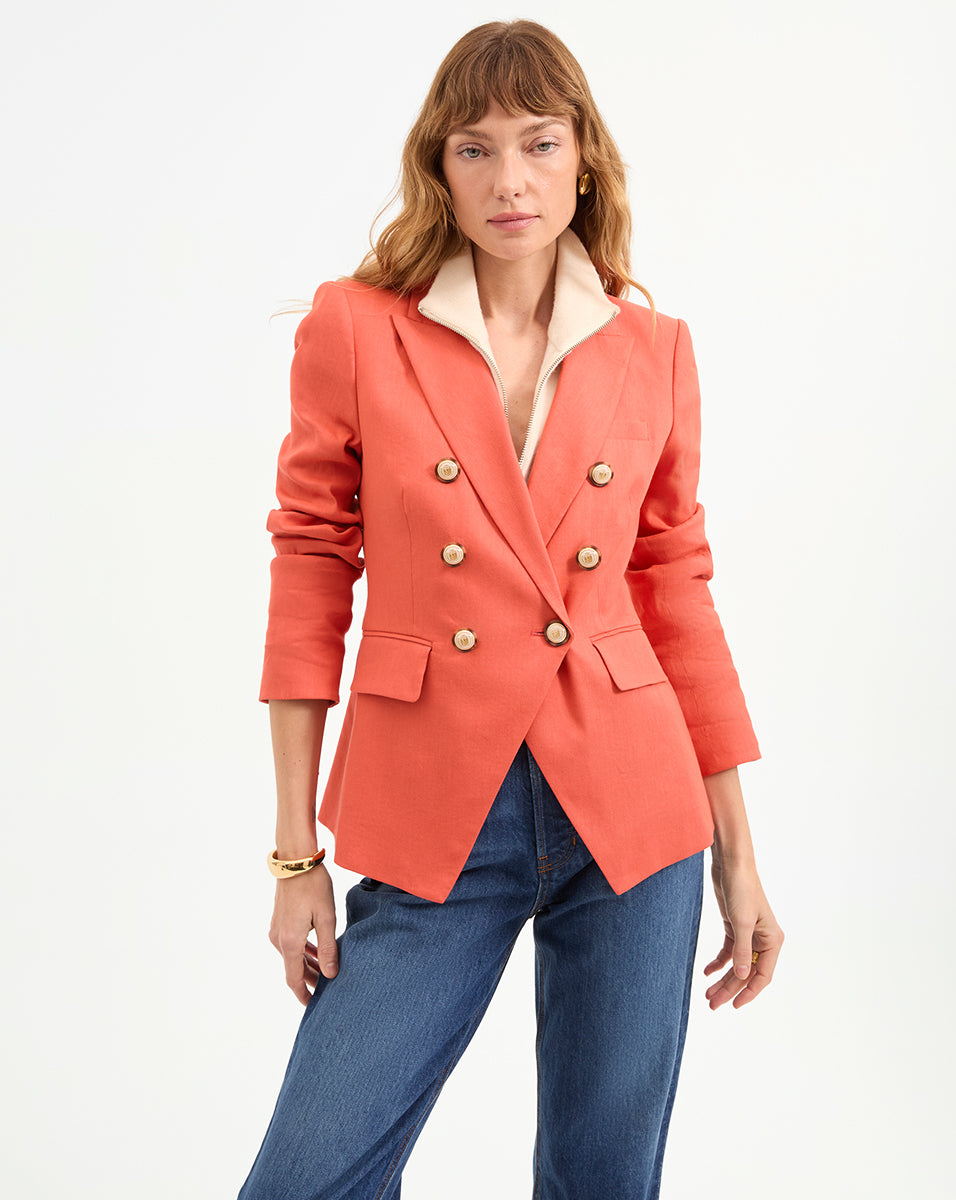 Miller Stretch-Linen Dickey Jacket - Image 6