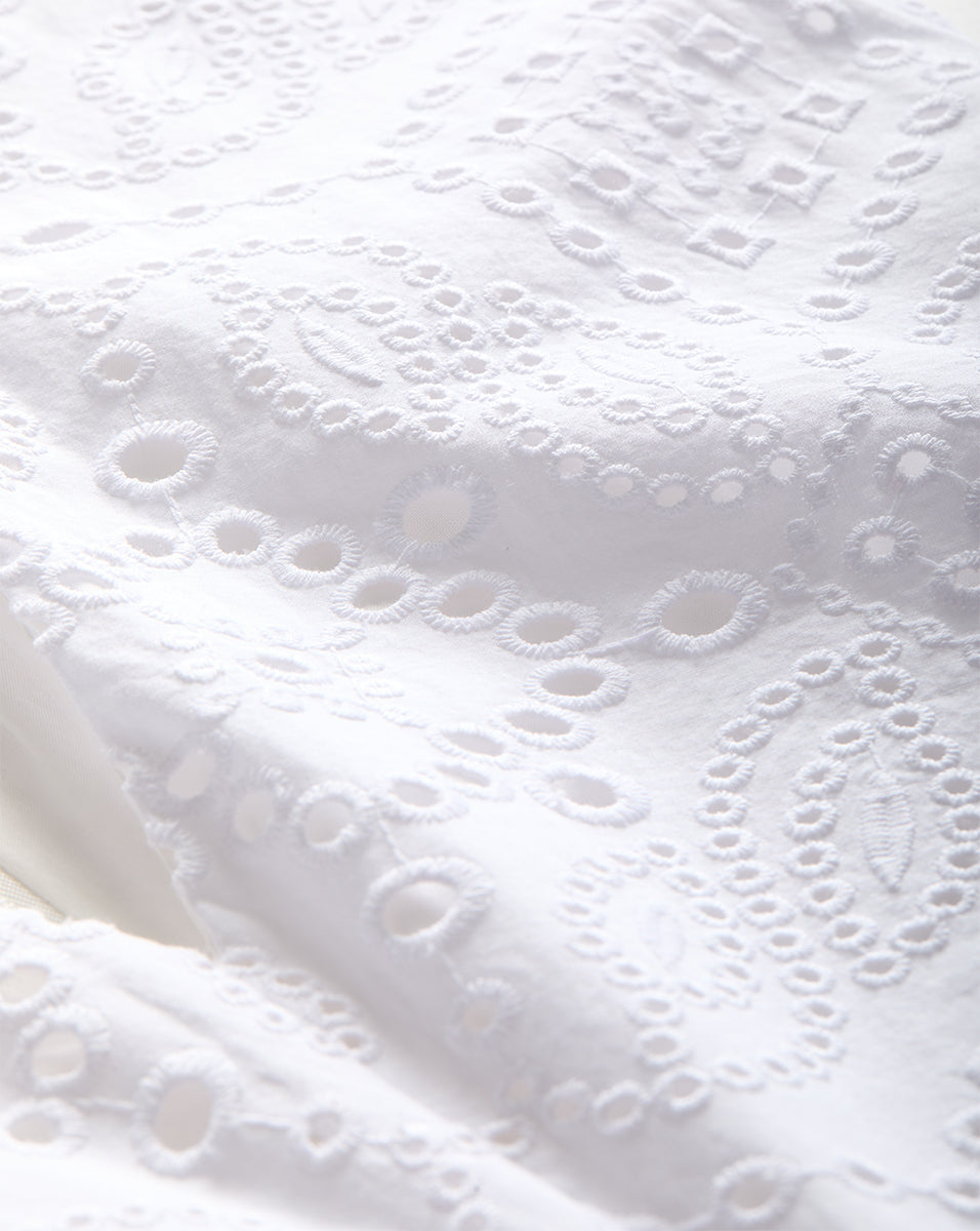 Aven Eyelet Midi Dress - Image 4