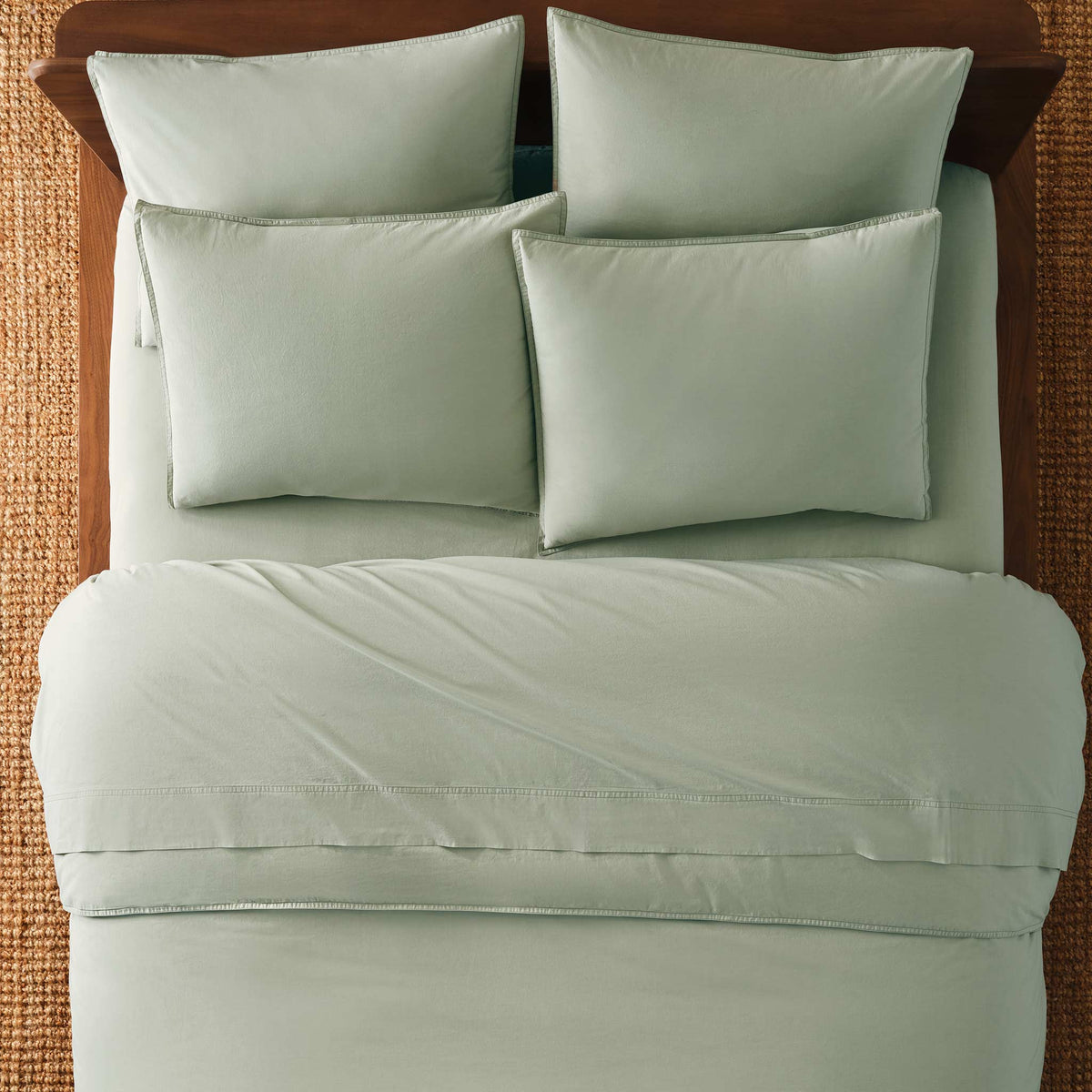 Washed Classic Percale Duvet Cover - Last Call - Image 20