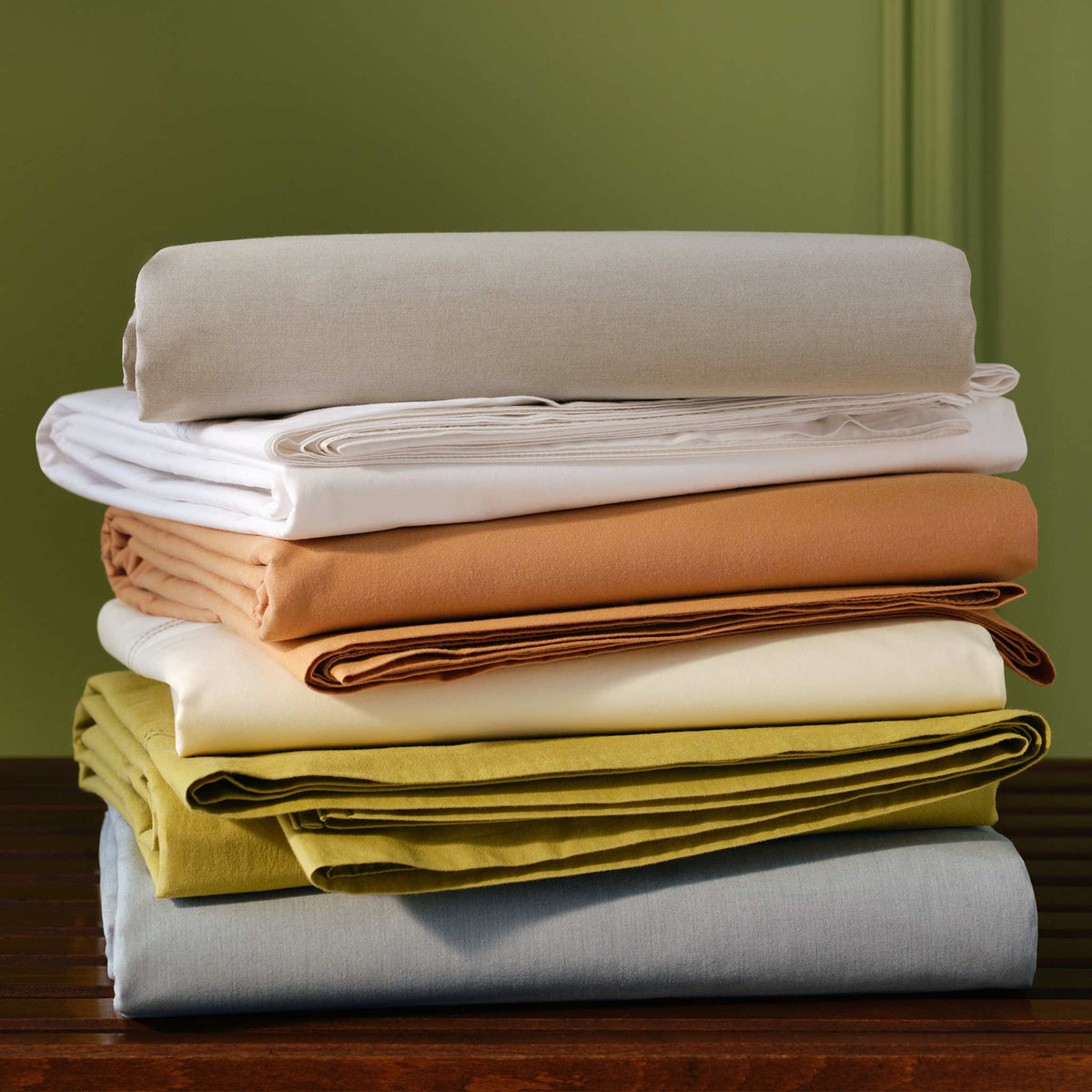 Washed Classic Percale Duvet Set - Image 76