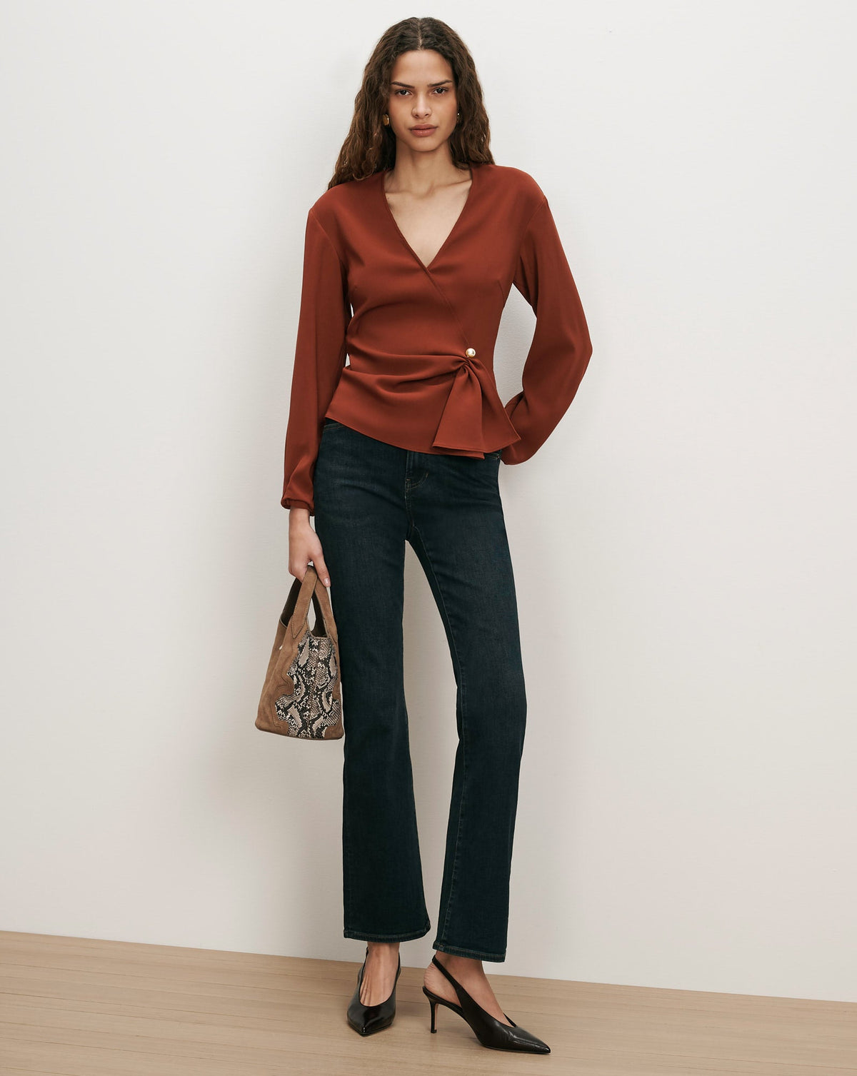 Drew Brooch Blouse - Image 2