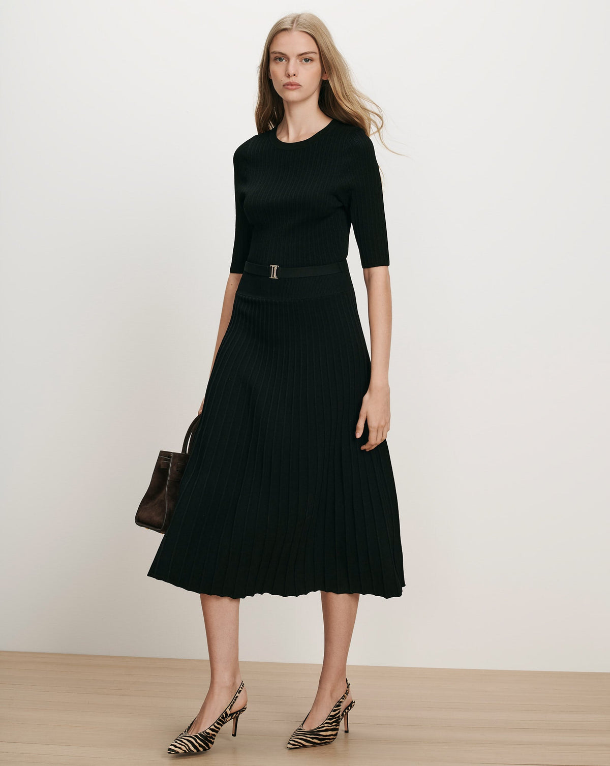 Elthea Belted Midi Dress