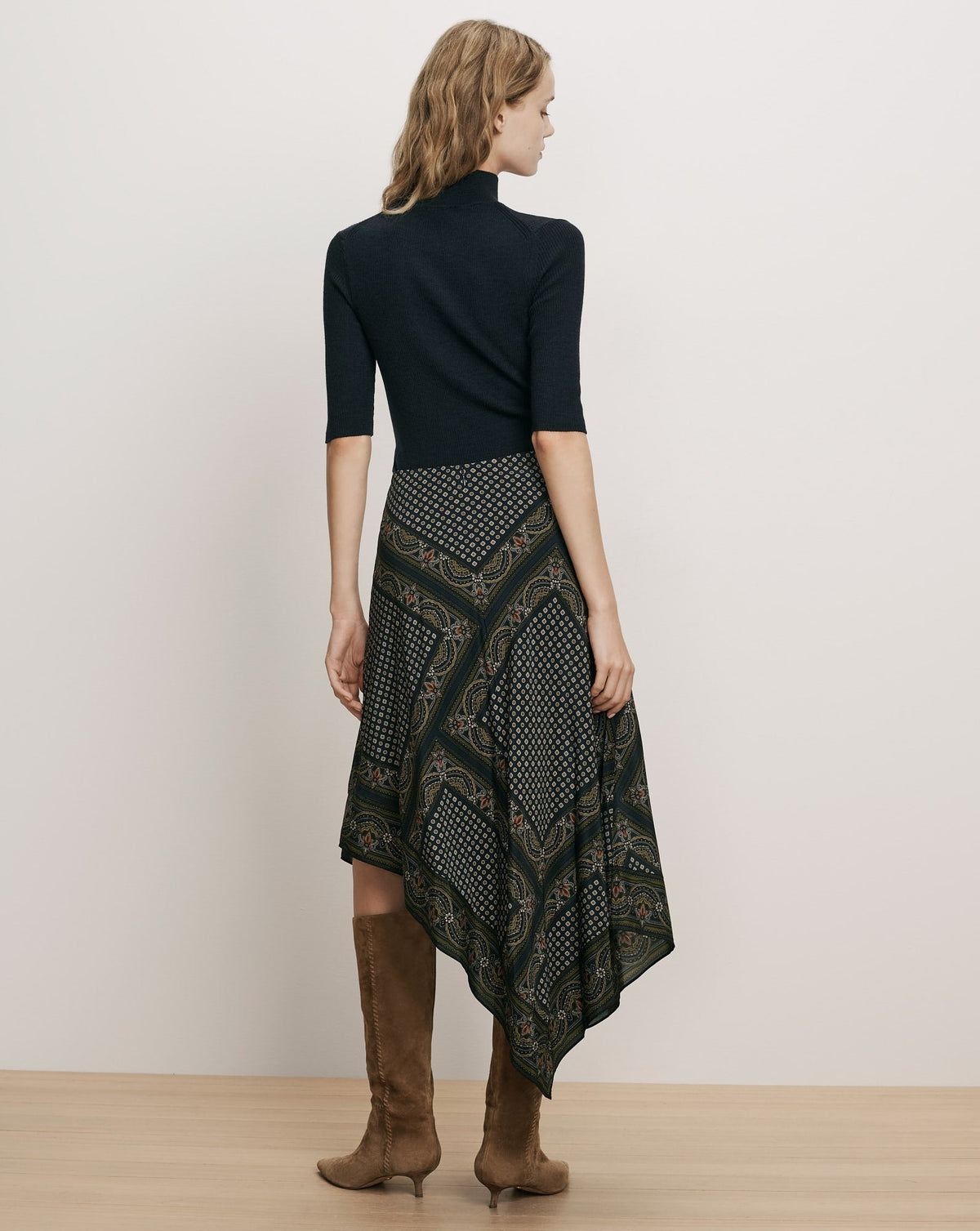 Hartley Asymmetric Midi Skirt - Image 6