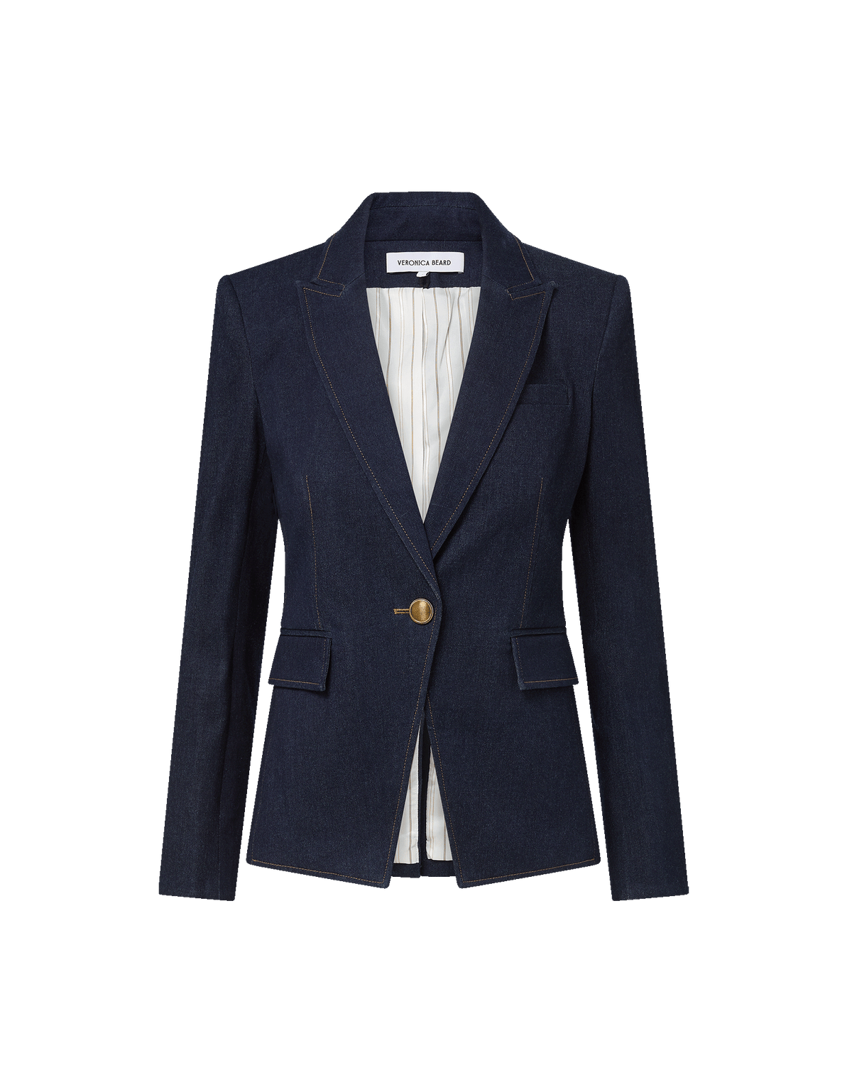 Miller Denim Single-Breasted Dickey Jacket - Image 8