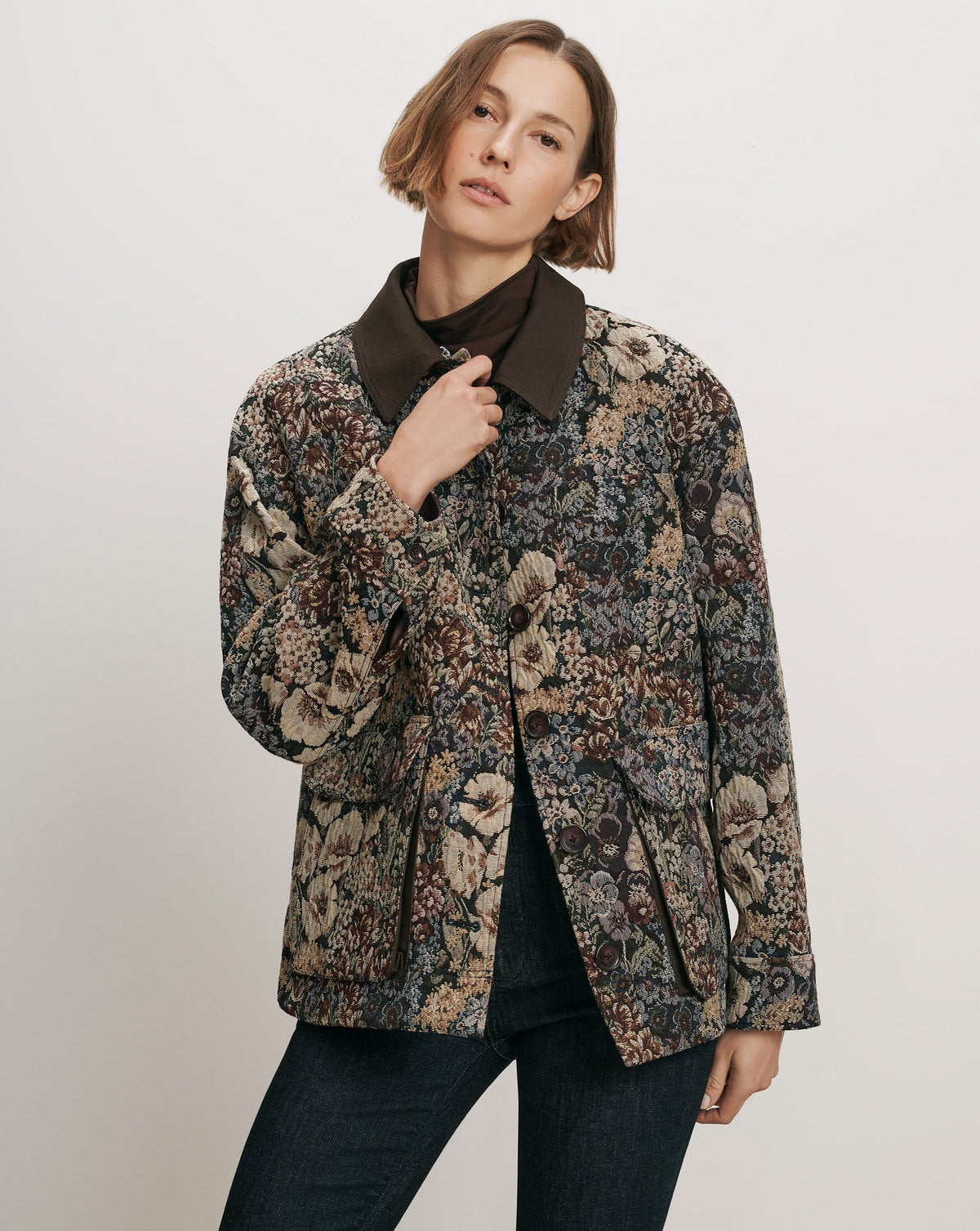 Blake Brocade Coat - Image 2