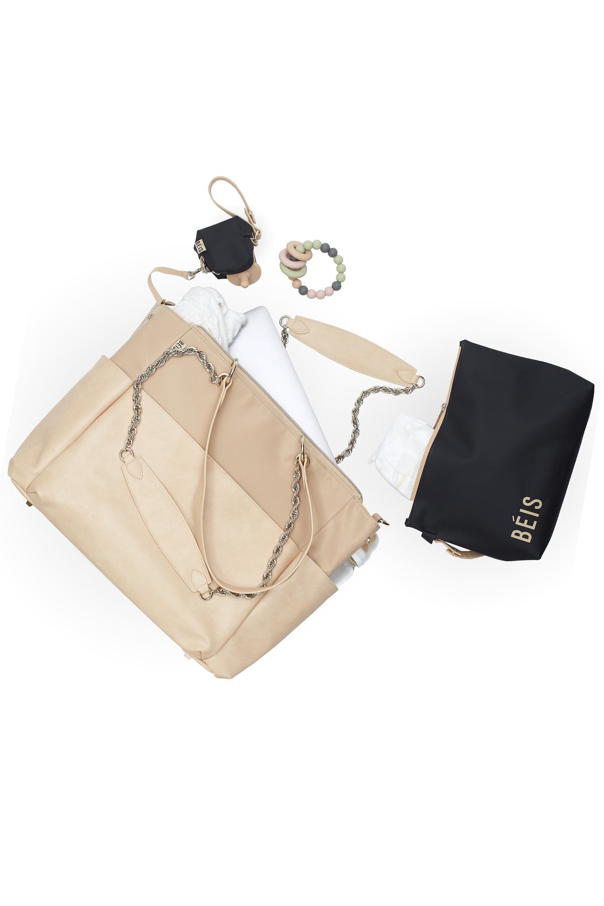 The Diaper Bag in Beige - Image 12