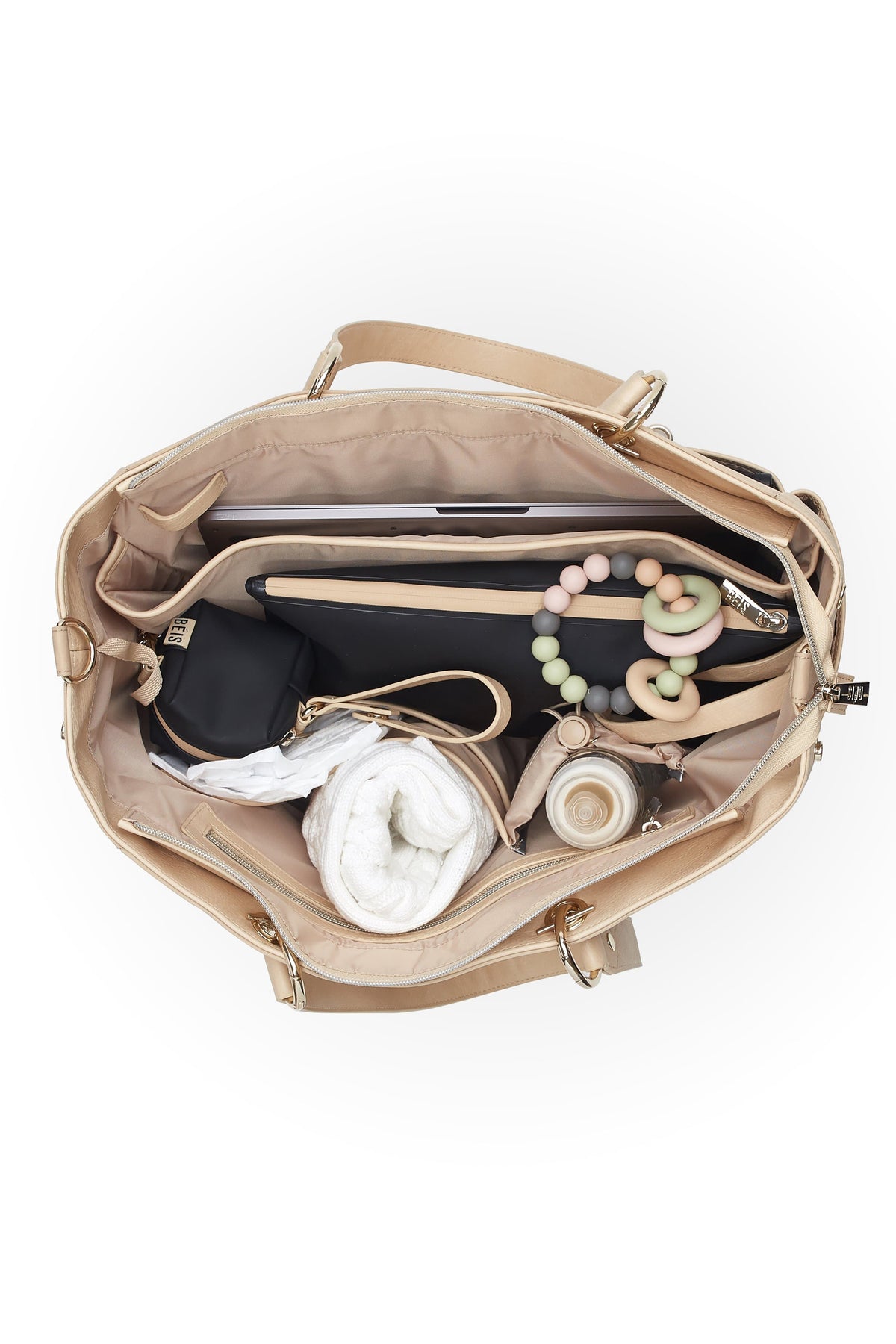 The Diaper Bag in Beige - Image 10
