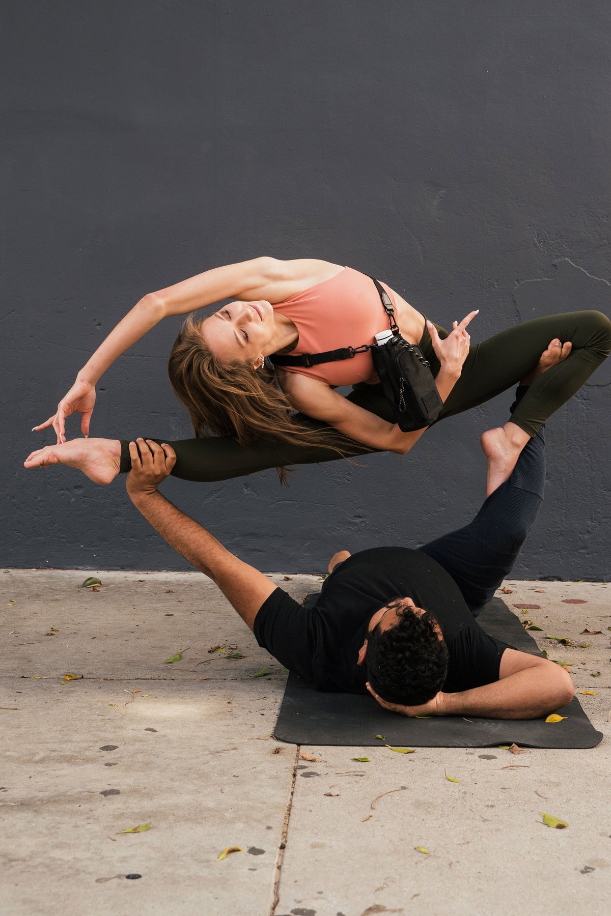 The Water Bottle Sling in Black - Image 6