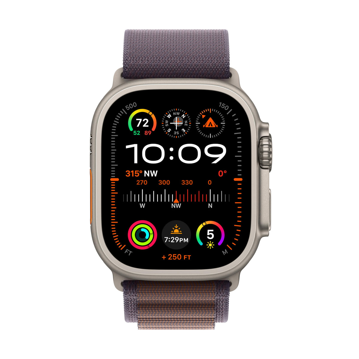 Apple Watch Ultra 2 (GPS + Cellular) 49mm Titanium Case with Indigo Alpine Loop with Blood Oxygen - MRER3LL/A - Image 2