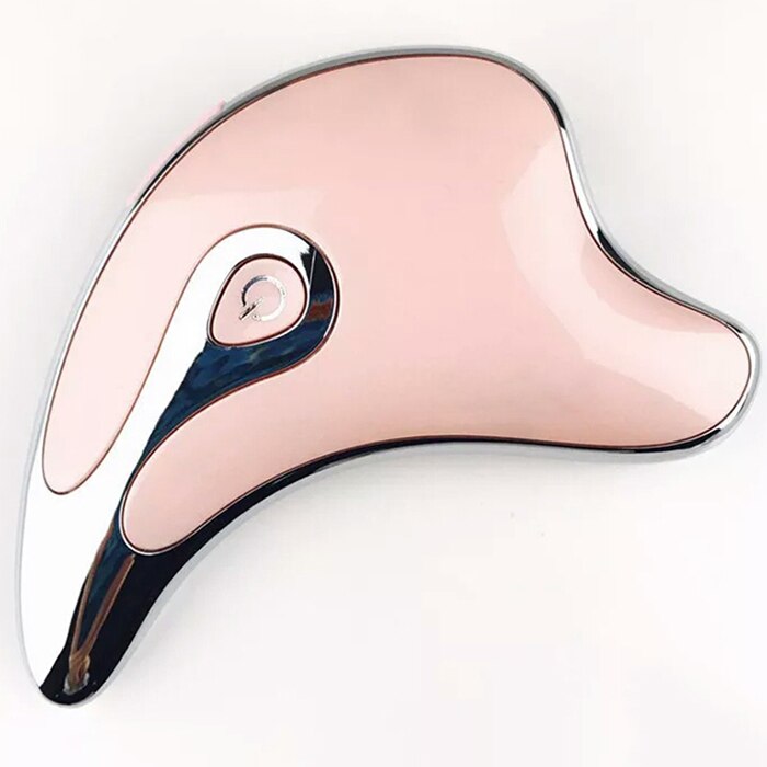 Electric Gua Sha LED Light Skin Care & Facial Massager Tool - Pink