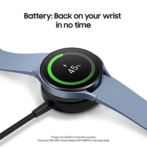 Samsung Galaxy Watch 5 Aluminum 40mm LTE - 16GB - Silver - SM-R905UZSVXAA - Image 5