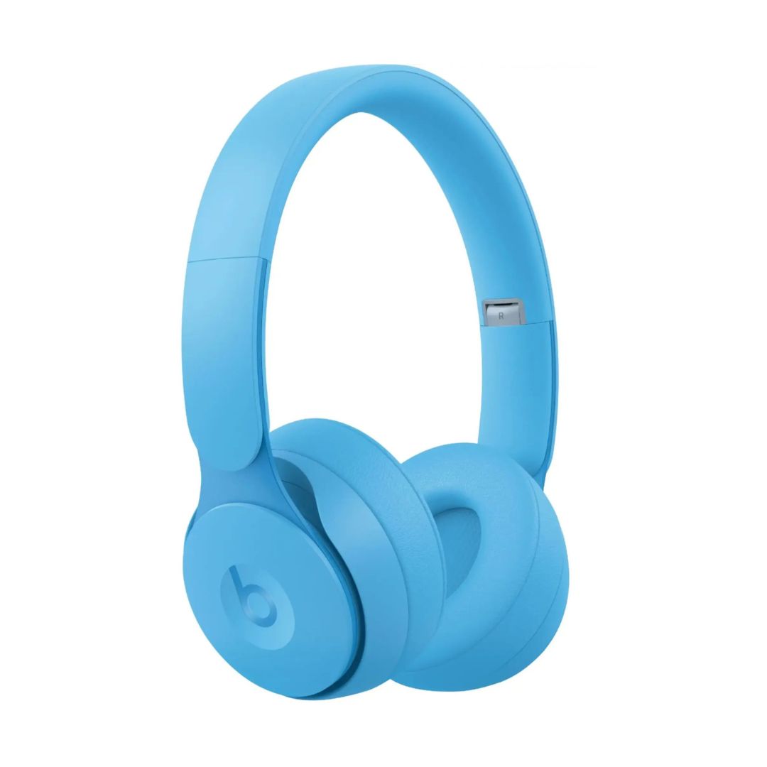 Beats Solo Pro More Matte Collection Wireless Noise Cancelling On-Ear Headphones – Light Blue – MRJ92LL/A - Image 2