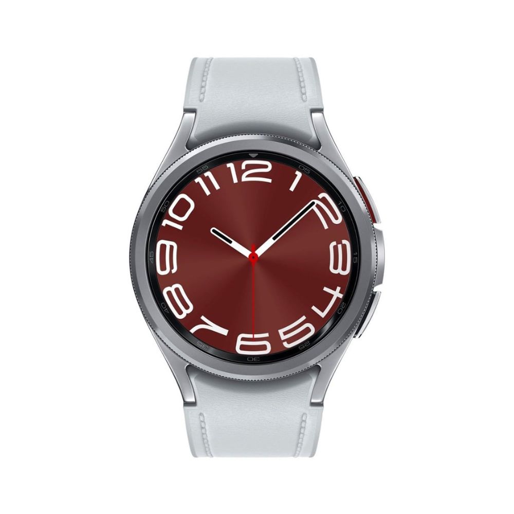 Samsung - Galaxy Watch6 Classic Stainless Steel Smartwatch 43mm Bluetooth - Silver - SM-R950NZSAXAA - Image 2