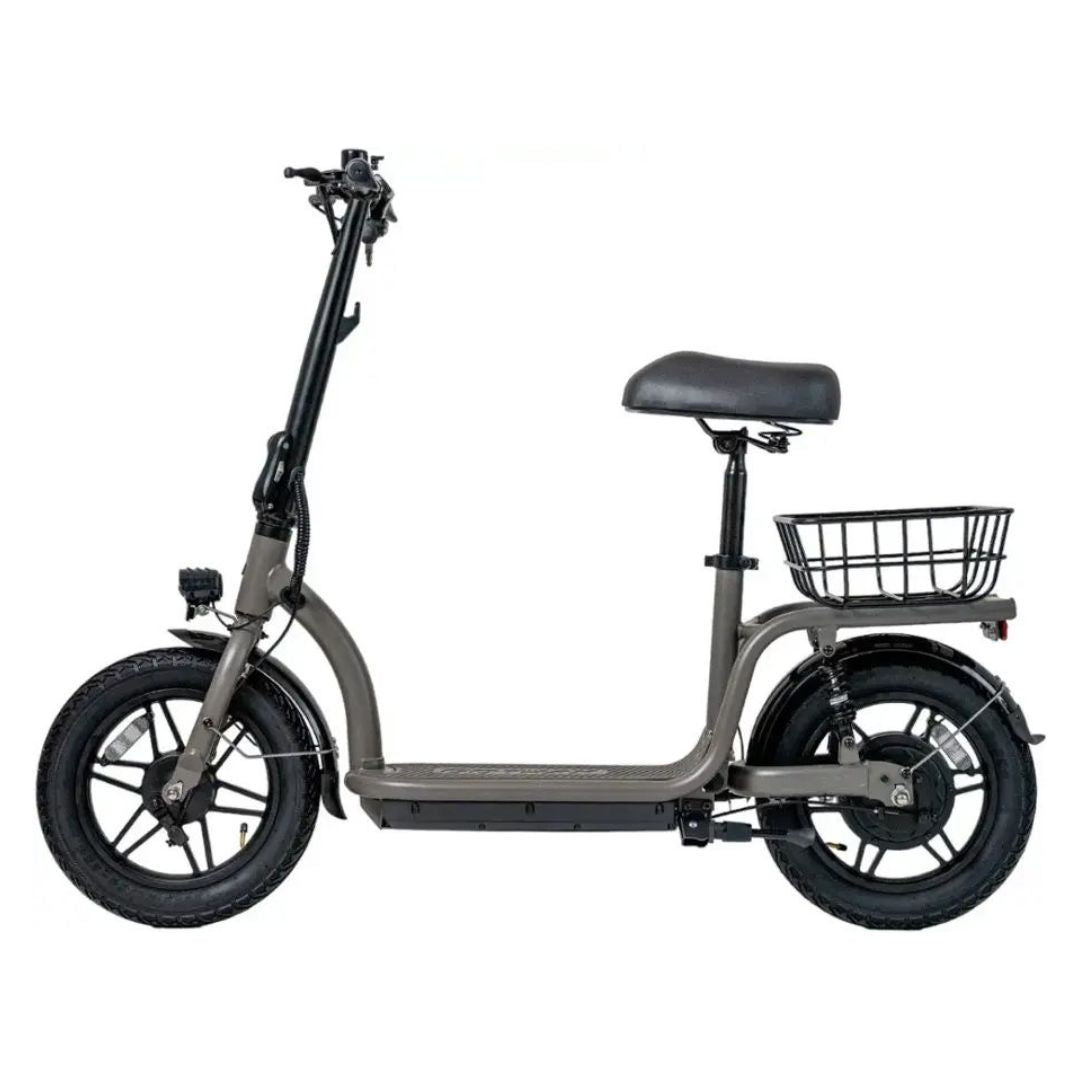 GoTrax - FLEX VOYAGER Electric Scooter w/15mi Operating Range & 15.5mph Max Speed - Gray - Good Condition - Image 2