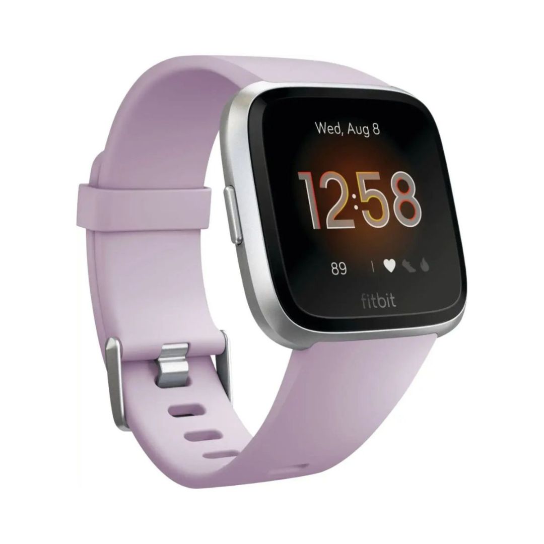 Fitbit Versa Lite Edition Smartwatch – Lilac/Silver – FB415SRLV - Image 2