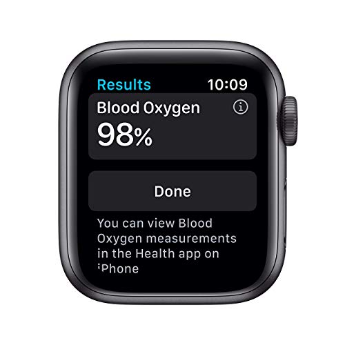 Apple Watch Series 6 (GPS) 40mm Space Gray Aluminum Case with Black Sport Band - MG133LL/A - Image 3