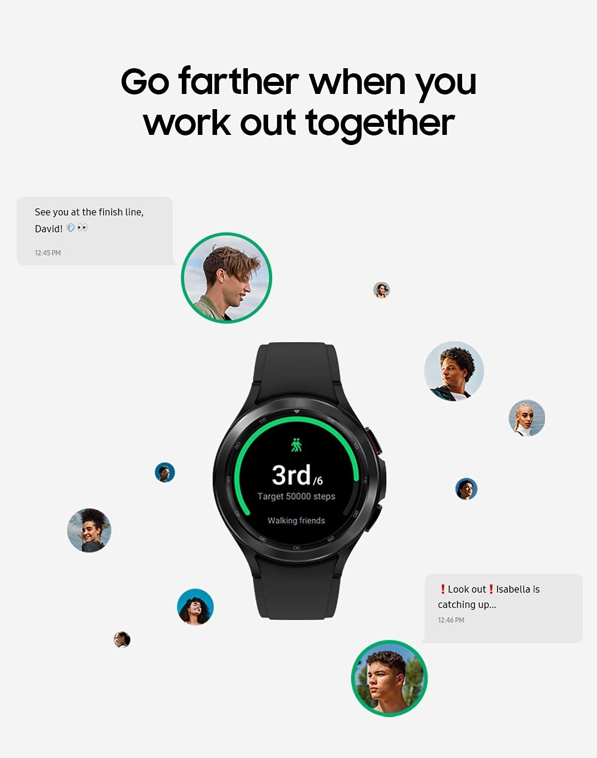 Samsung Galaxy Watch 4 Classic 46mm Smartwatch - ECG, Health & Fitness Tracker, GPS, Fall Detection, Bluetooth, US - Image 4