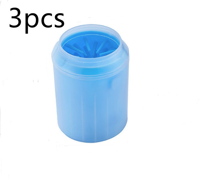 Pet Paw Cleaner Cup Kit - 3PCS blue