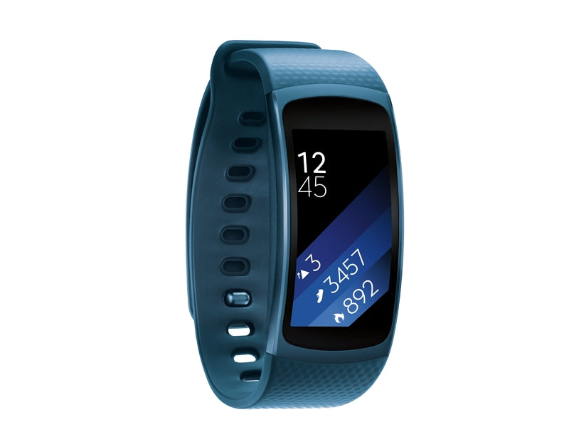 Samsung Gear Fit 2 Fitness Watch + Heart Rate (Large) - Blue - SM-R3600ZBAXAR - Image 4