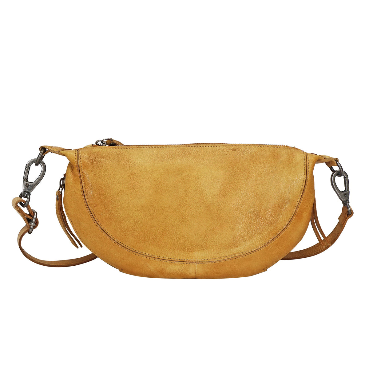Crosby Leather Sling Bag - Camel