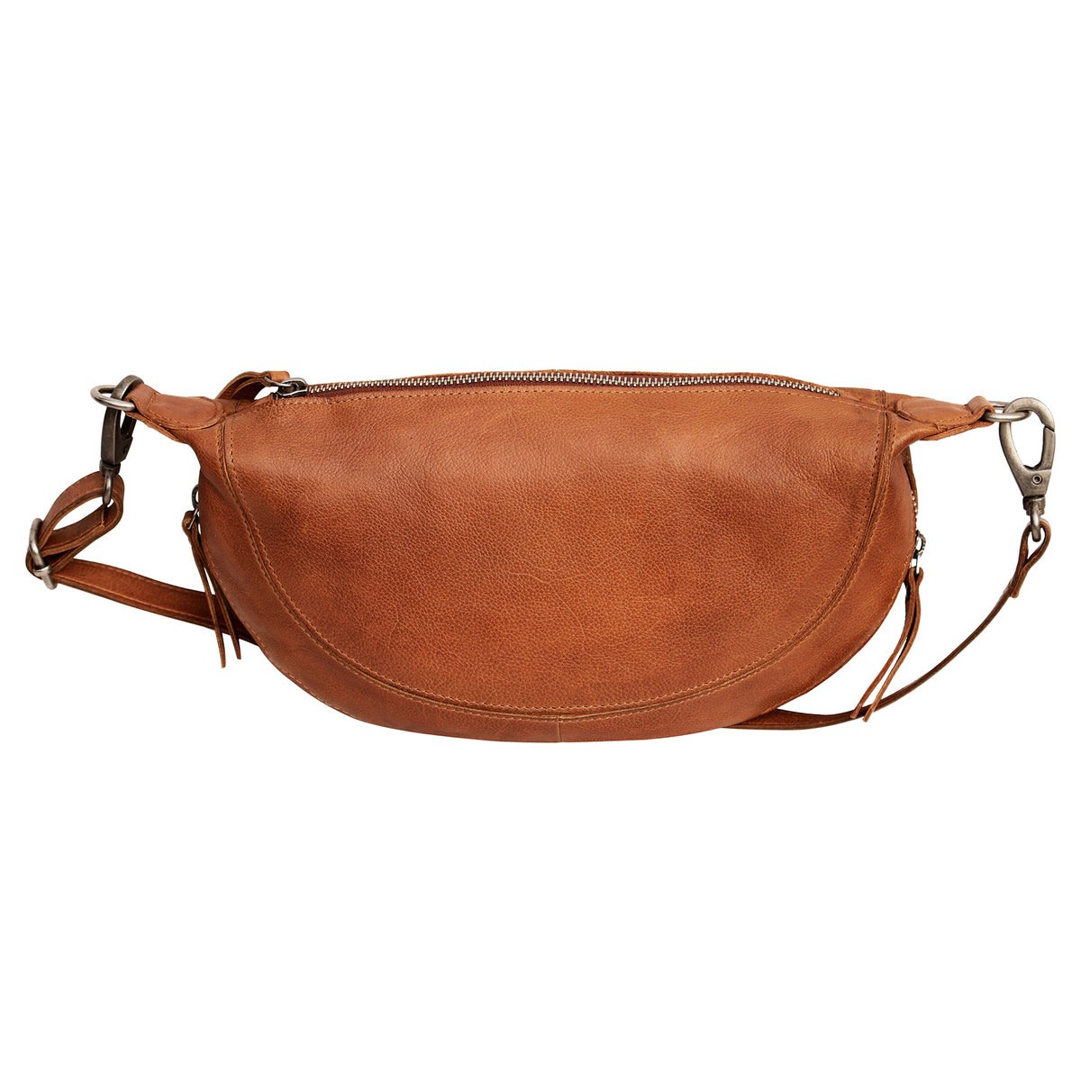 Crosby Leather Sling Bag - Cognac