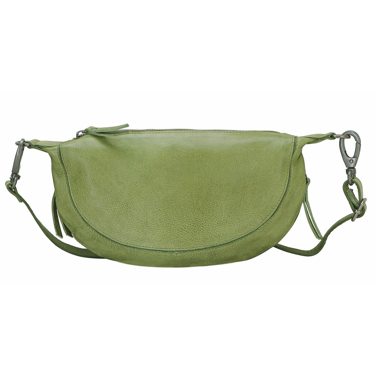 Crosby Leather Sling Bag - Grass