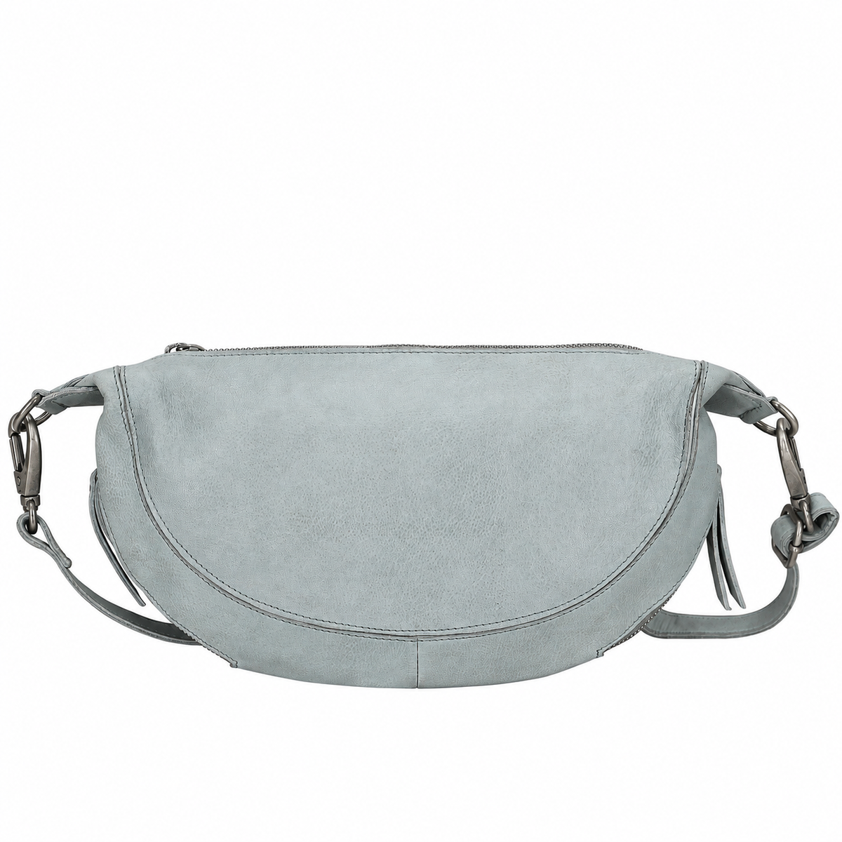 Crosby Leather Sling Bag - Sky Blue