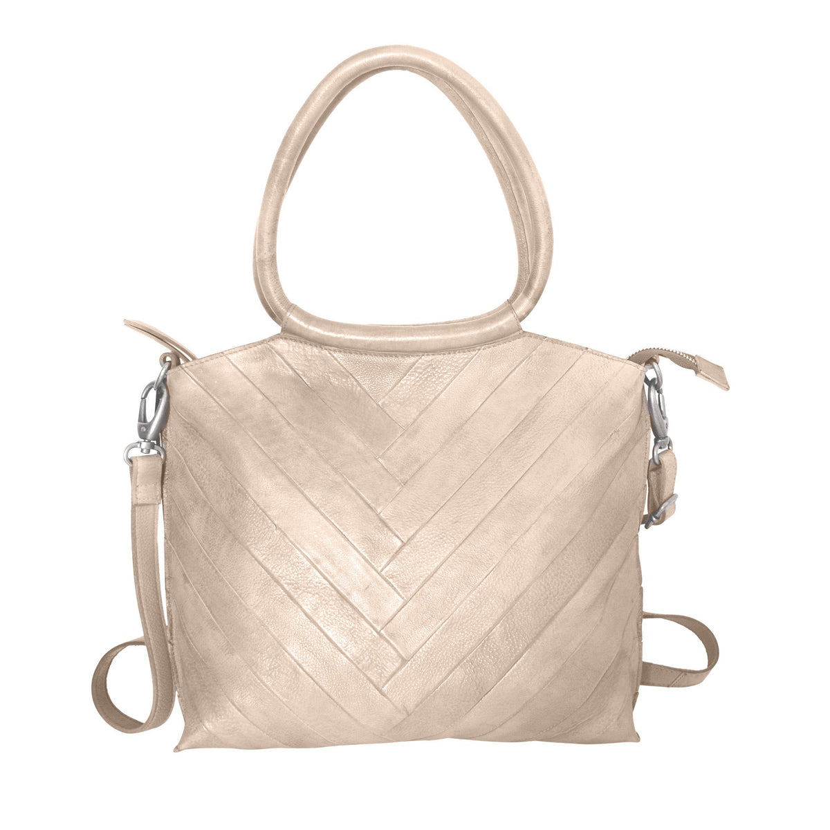 Dalton Leather Crossbody Bag - Oat