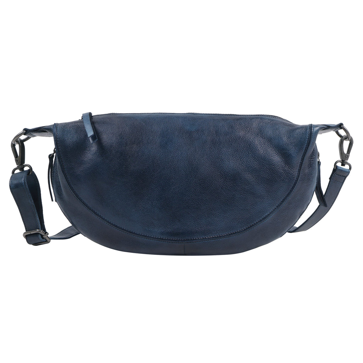 Callie Leather Sling Bag - Indigo