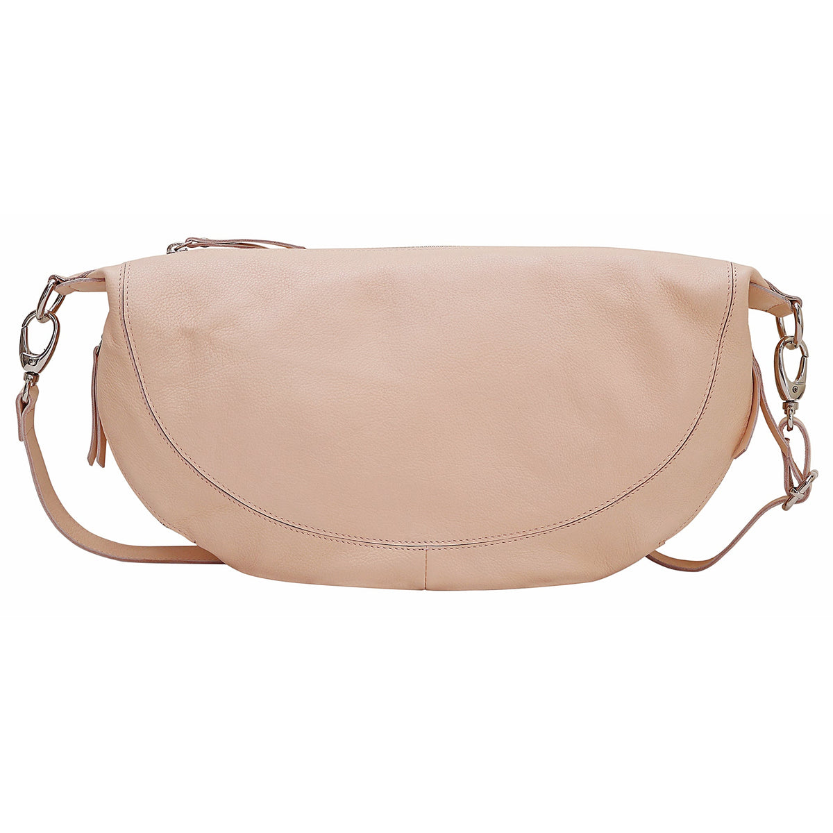 Callie Leather Sling Bag - Rosa