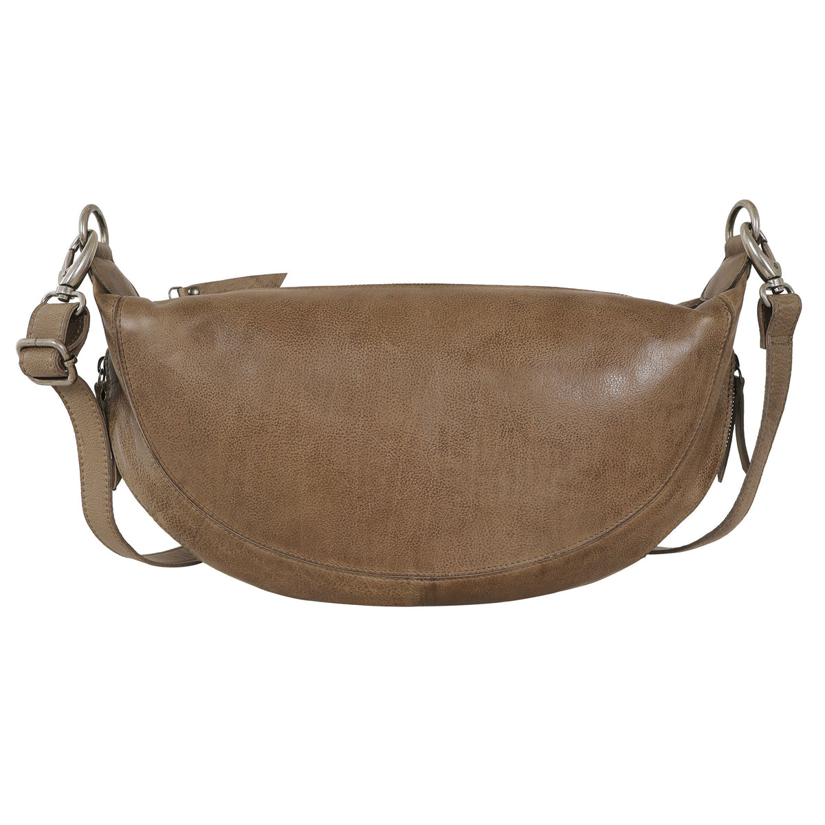 Callie Leather Sling Bag - Walnut