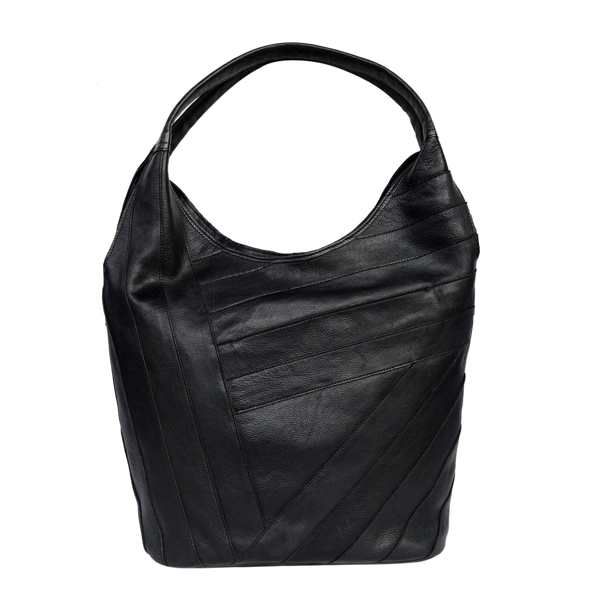Kiki Leather Shoulder Bag - Black