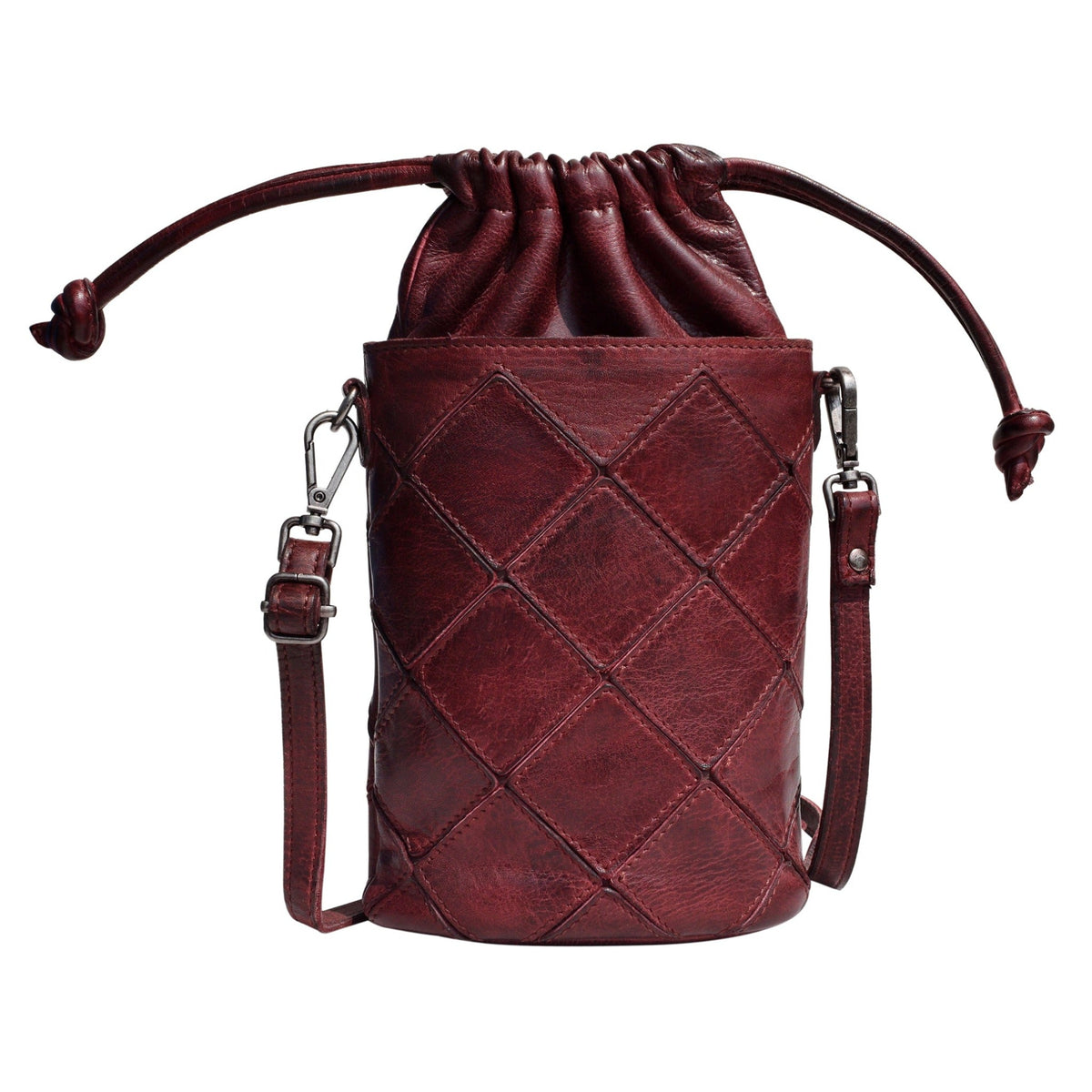 Payne Leather Crossbody Bag - Oxblood