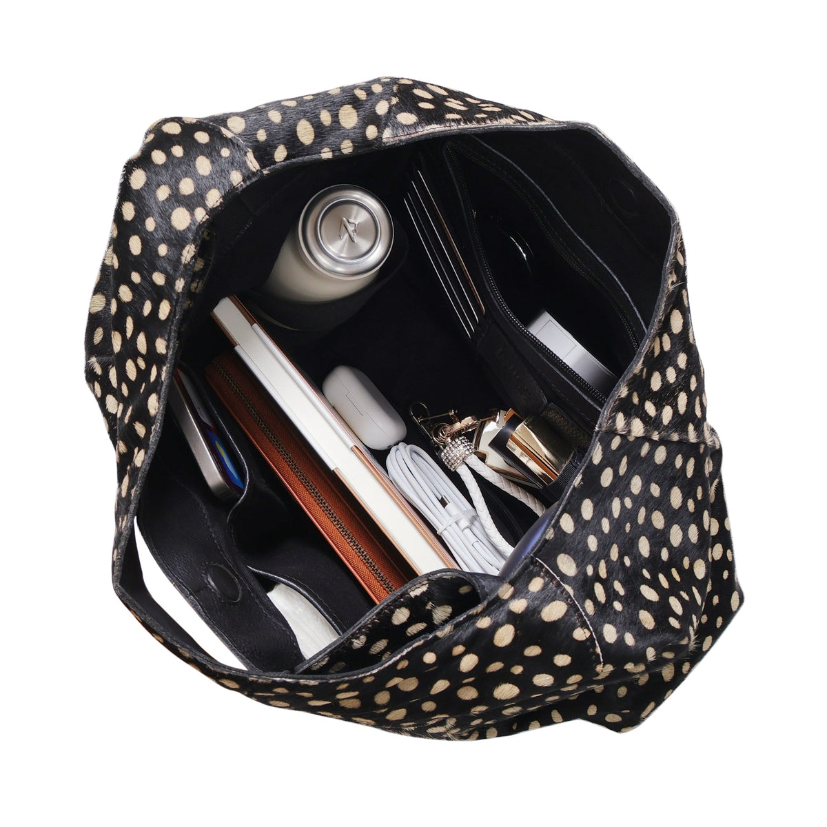 Lindsey Hair On Leather Tote Bag - Image 7