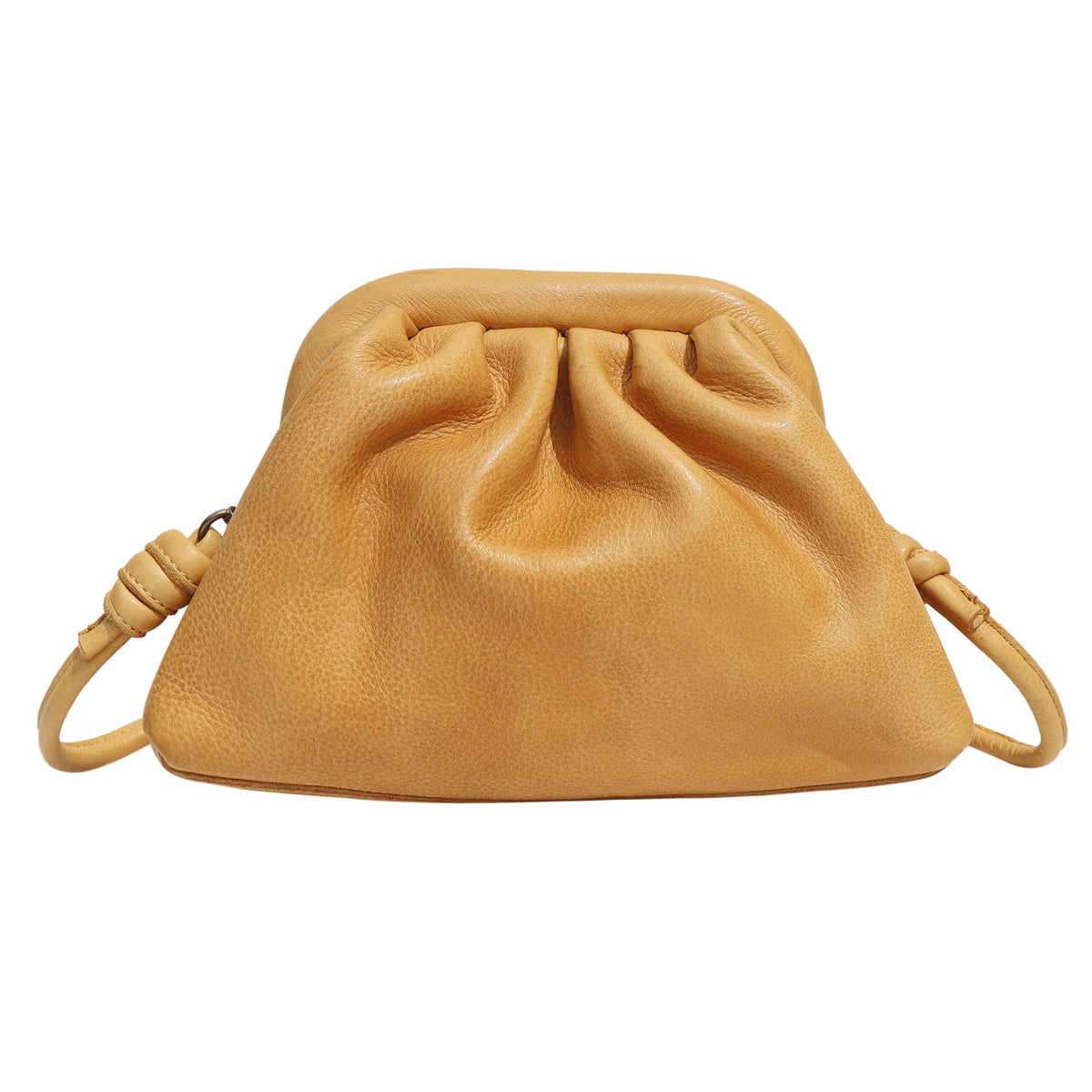Layla Leather Crossbody Bag - Camel