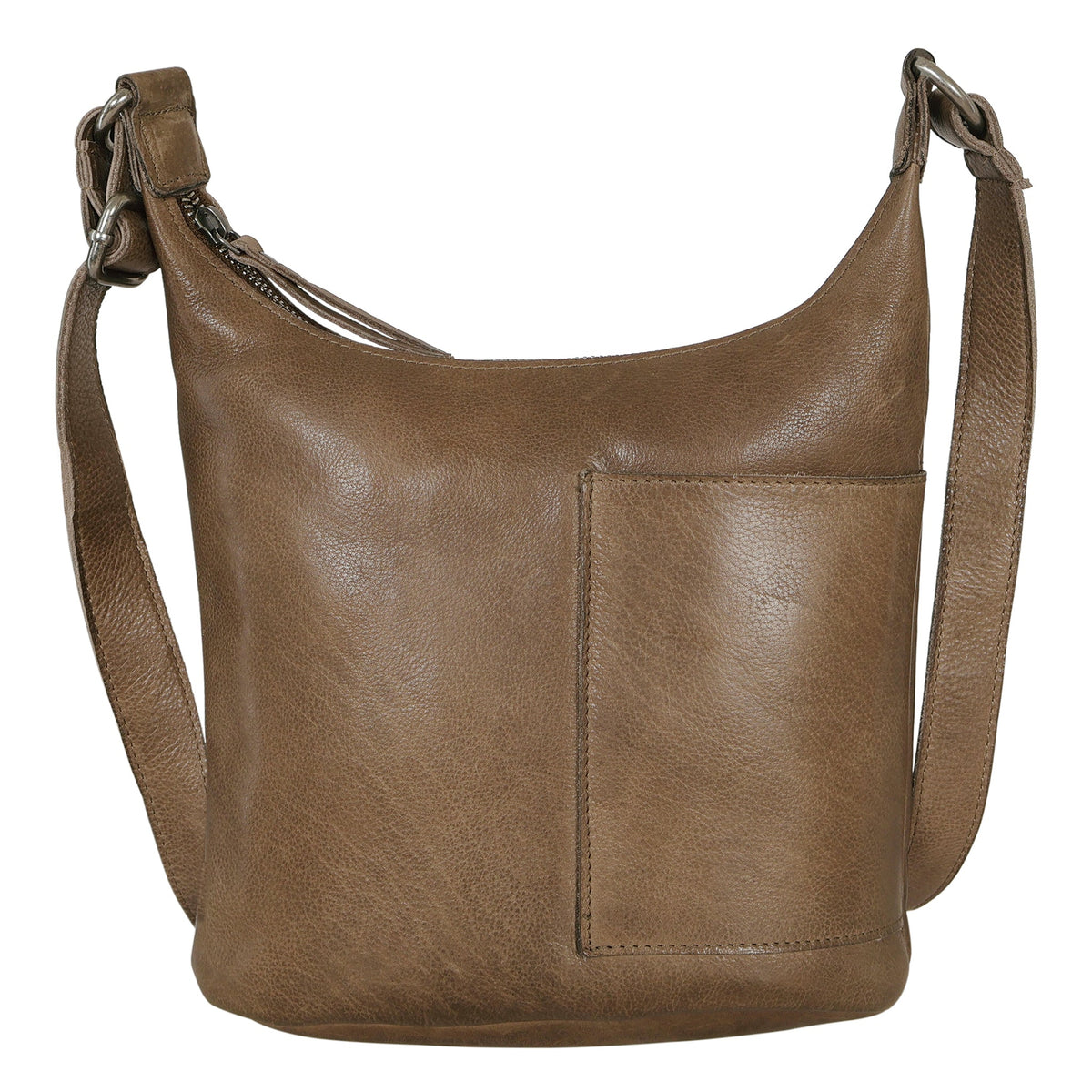 Kerry Leather Crossbody Bag - Walnut