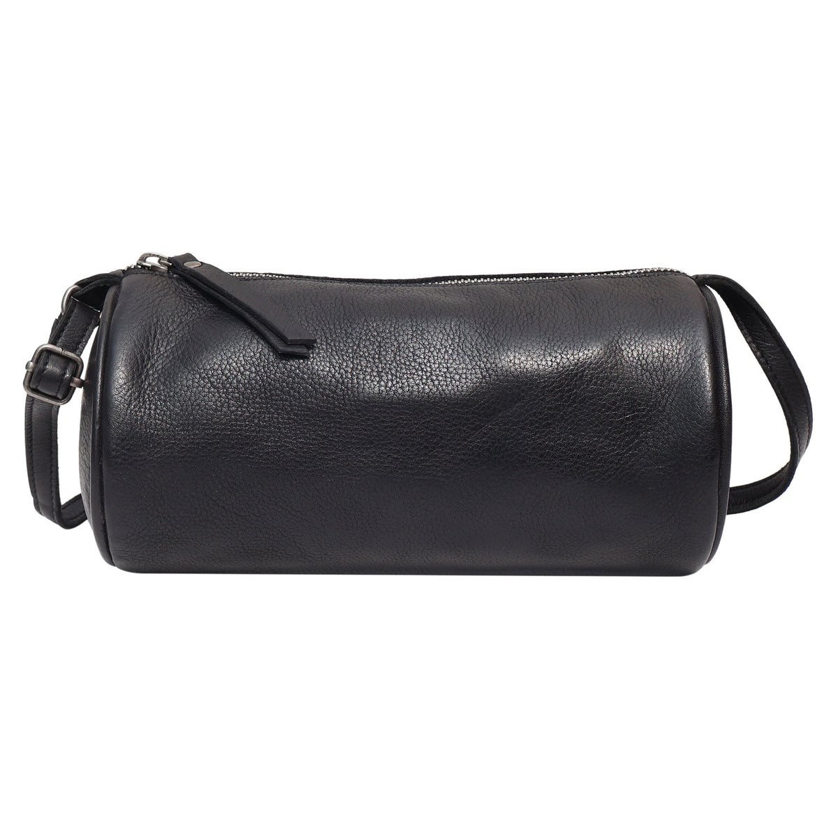 Twyla Leather Crossbody Bag - Black