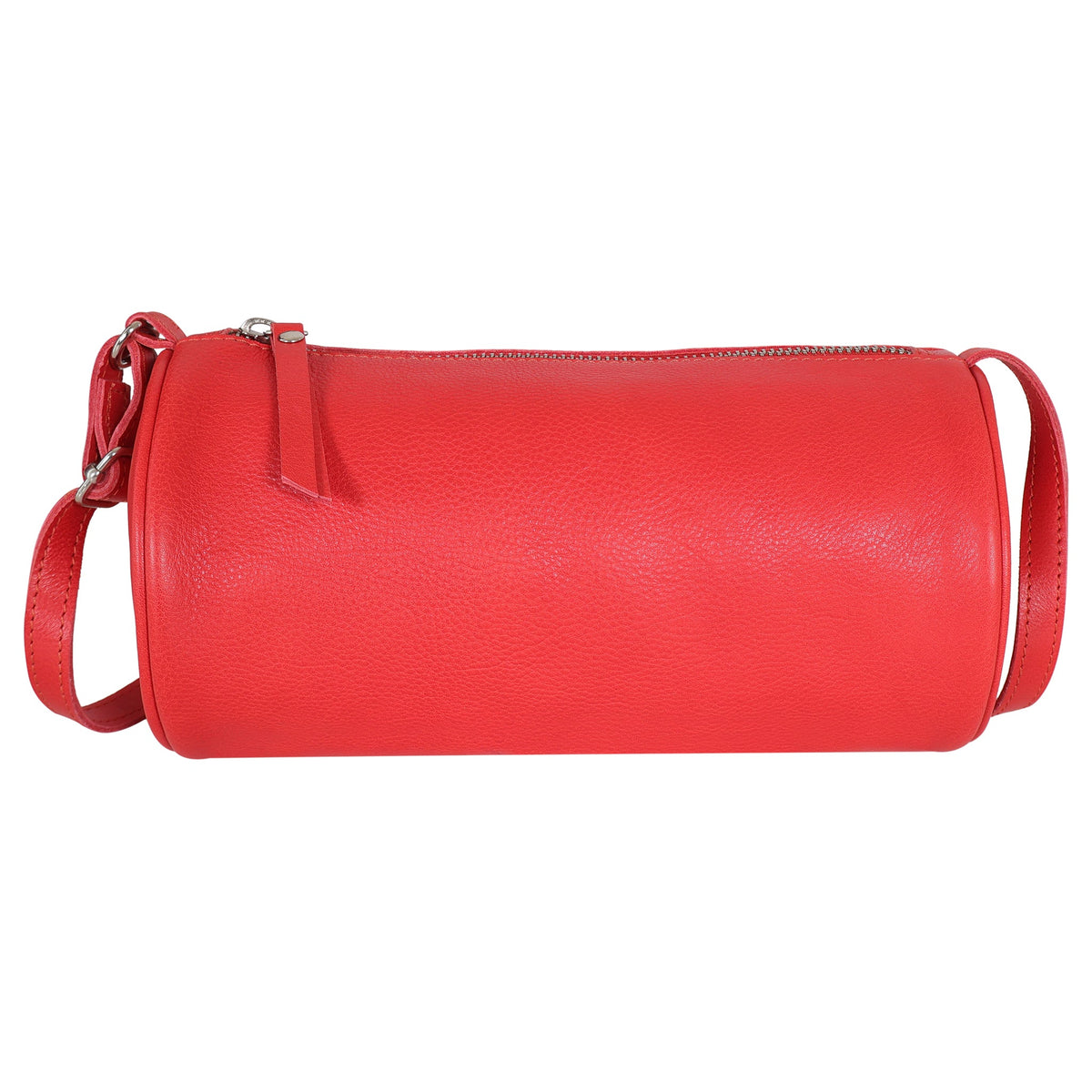 Twyla Leather Crossbody Bag - Red