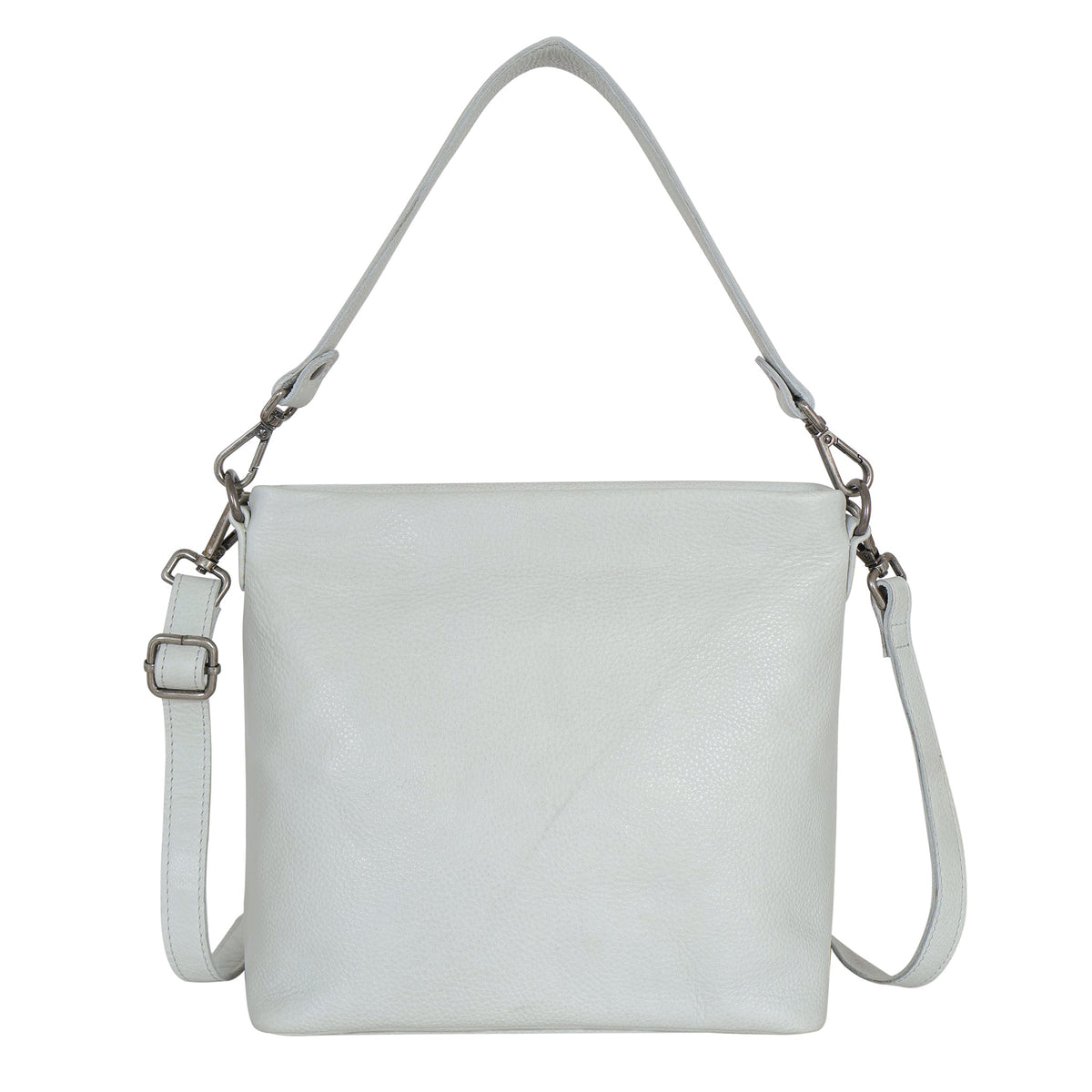 Ivy Leather Crossbody Bag - Sky Blue